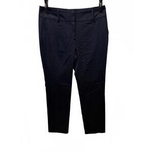 Ann Taylor Signature Dress Pants Size 6 Navy Straight Leg Career Trousers